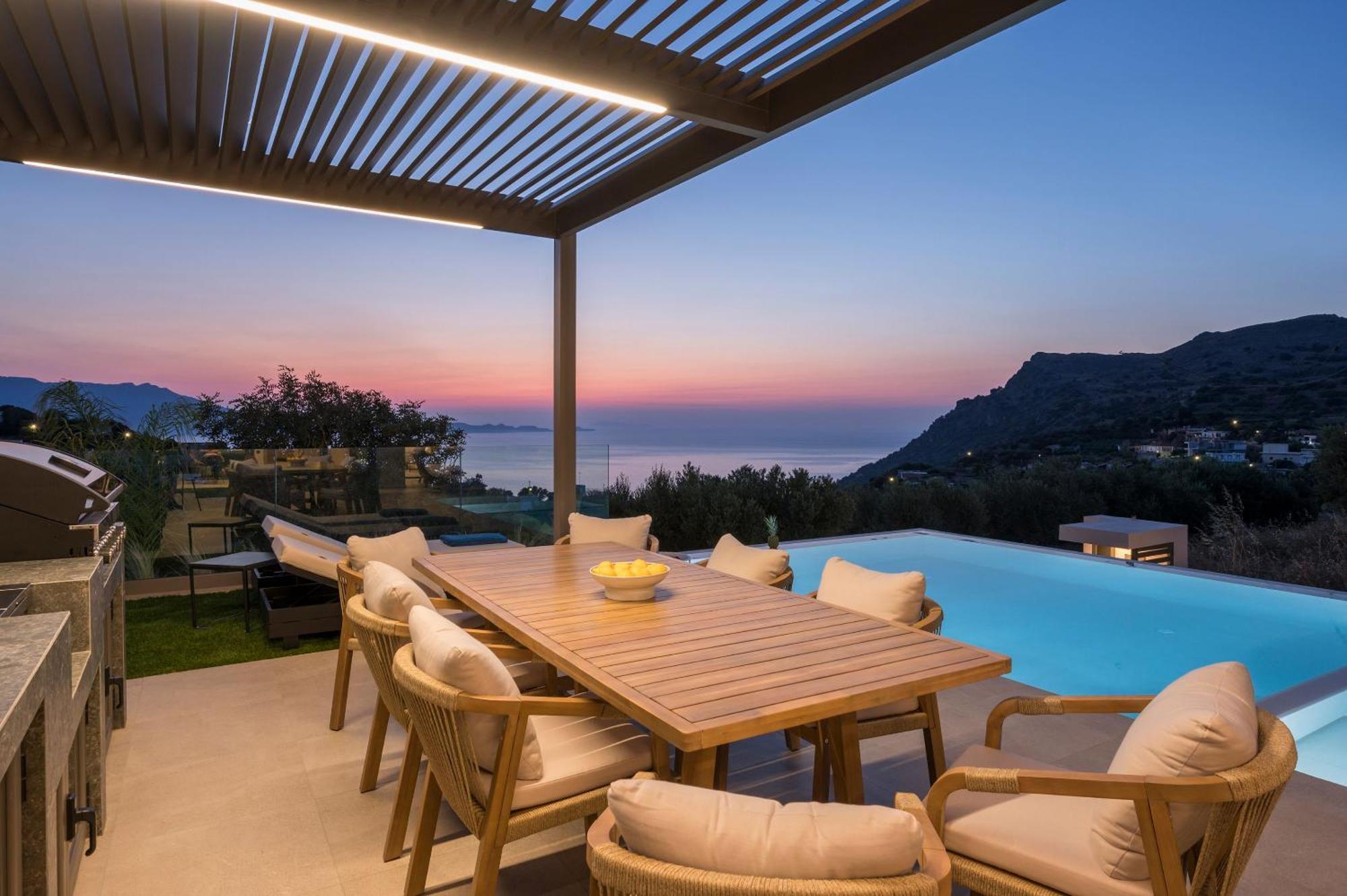 Villa Ekphrasis With Sea View And Jacuzzi Ravdhoúkha Exteriör bild